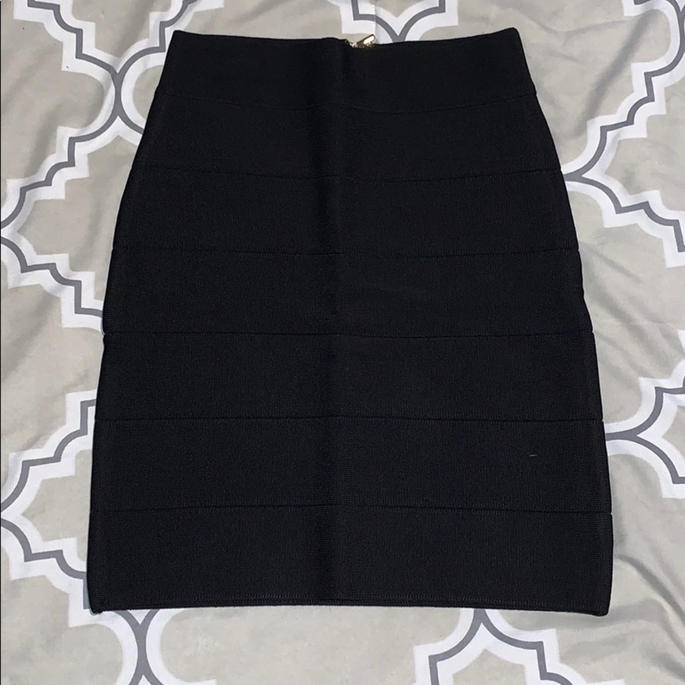 Bebe bandage mini skirt